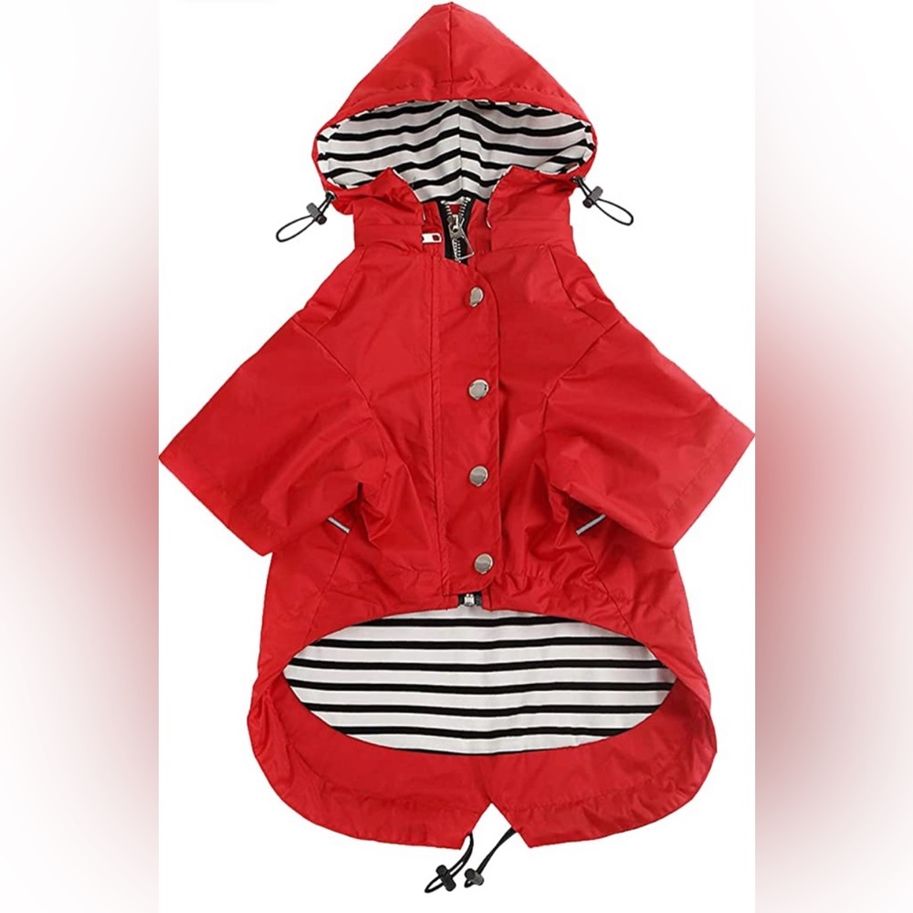 Dog Zip Up Dog Raincoat NEW WITHOUT TAGS
